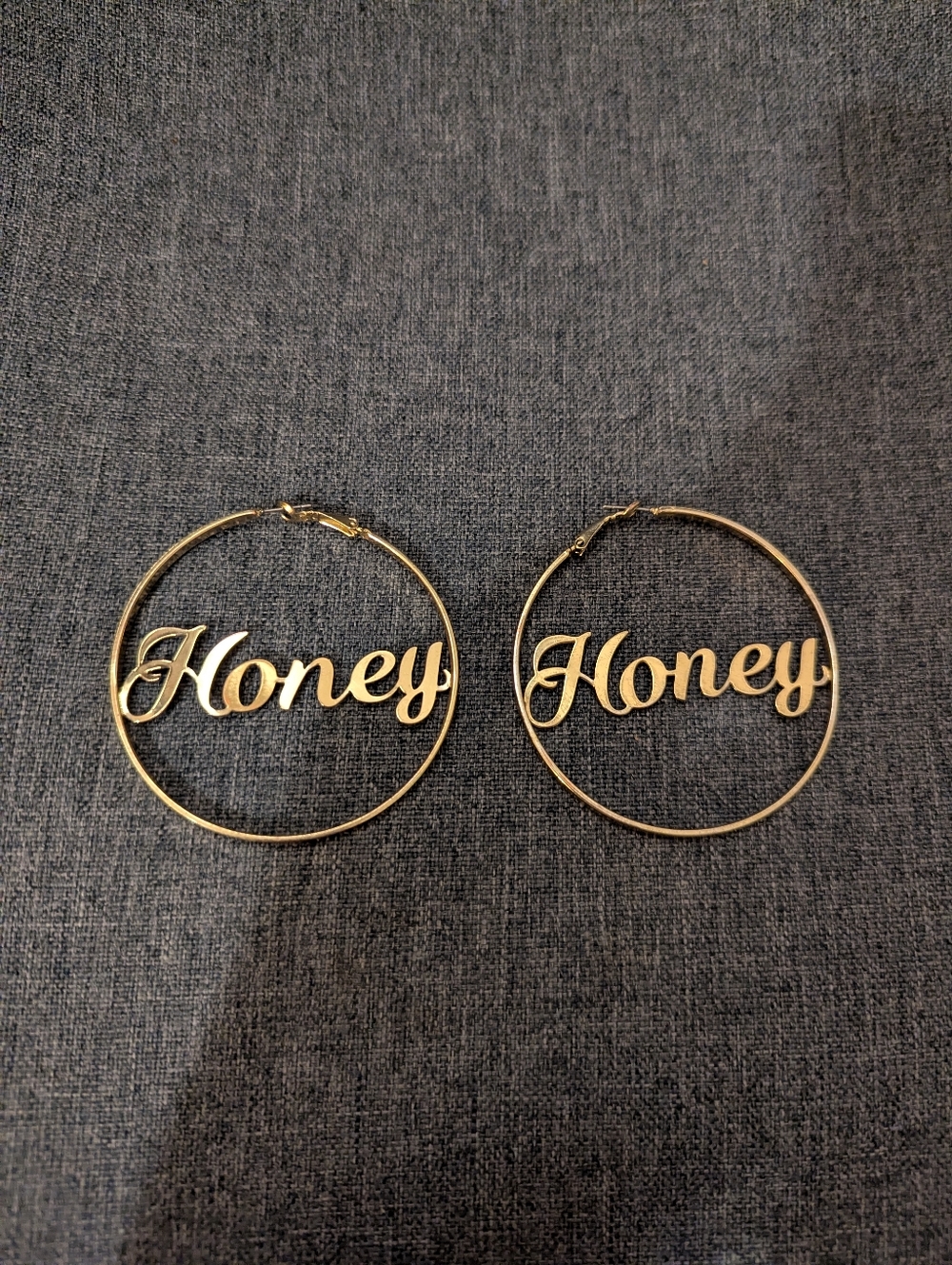 Statement Gold 'Honey' Hoop Earrings